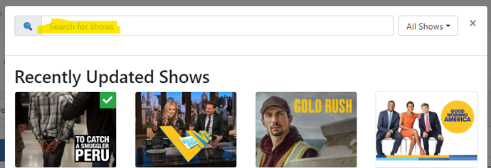 search in collections