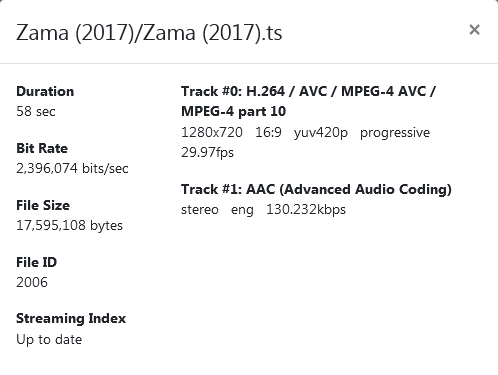 Zama (2017) Not Transcoding
