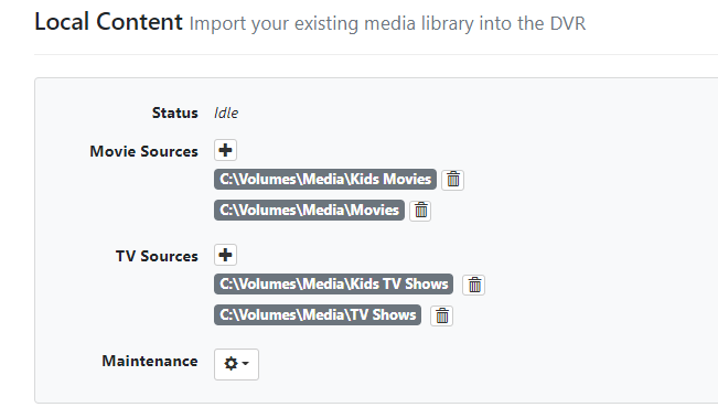 local content screen shot