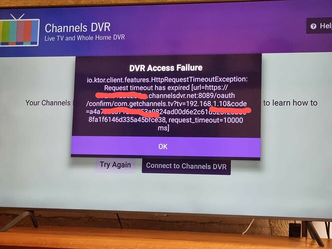 Remote Access Failure