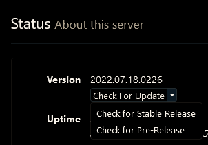 Check for Pre-Release