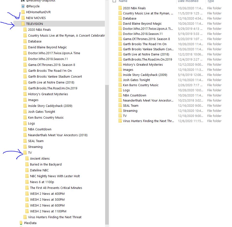 Help Checking Folder Structure Channels & Plex My Servers