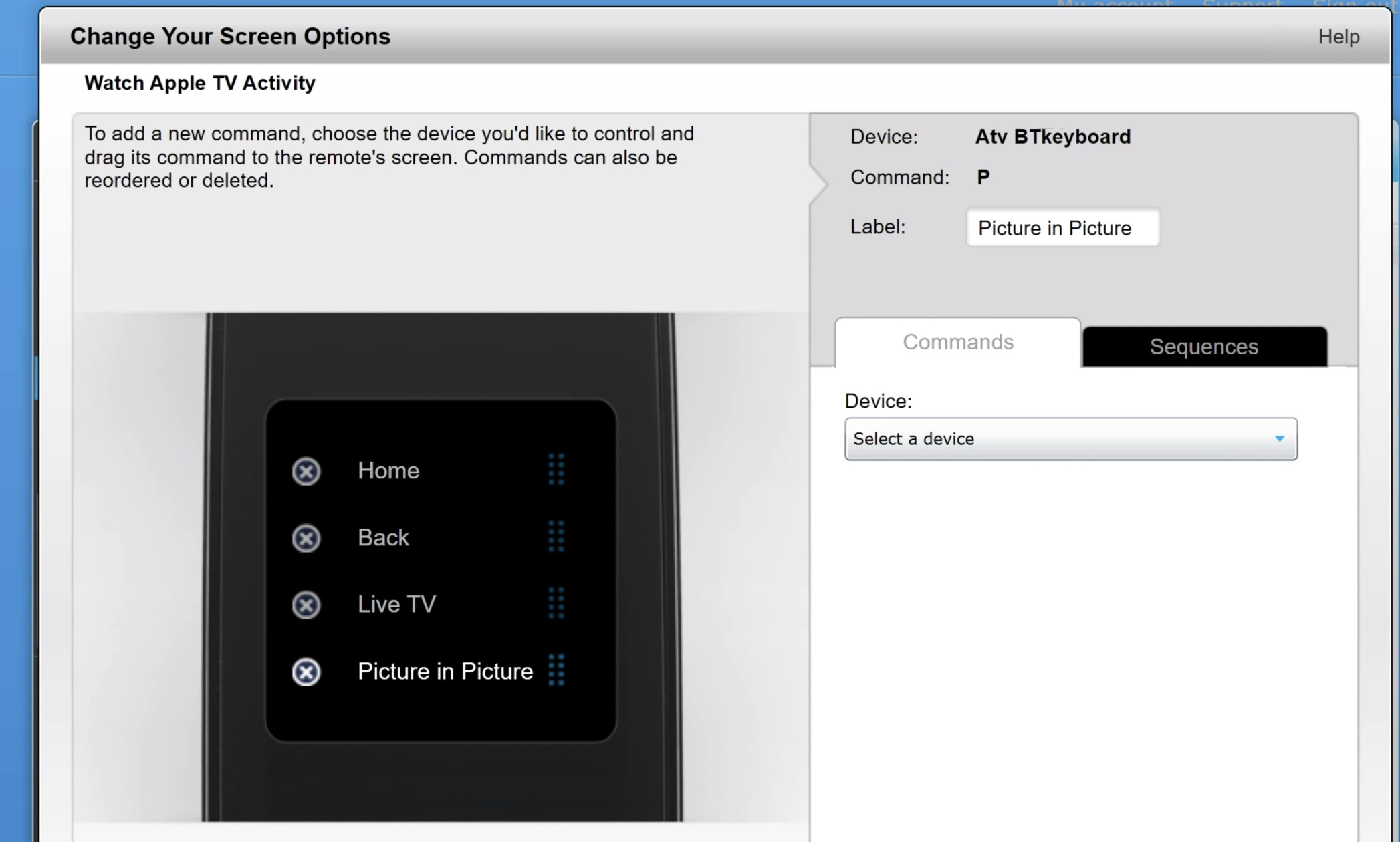 HOW TO Pairing bluetooth keyboard to appletv with Harmony for keyboard